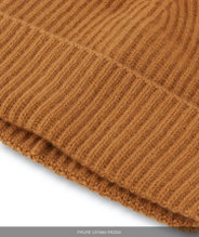 Falke Knitted Hat (Pom Pom) Unisex - Cashmere, Pom Pom - ochre - 1 piece